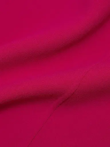 Michael Kors Collection Women's Stretch Wool Sheath Midi-Dress - Raspberry | Thumbnail 7