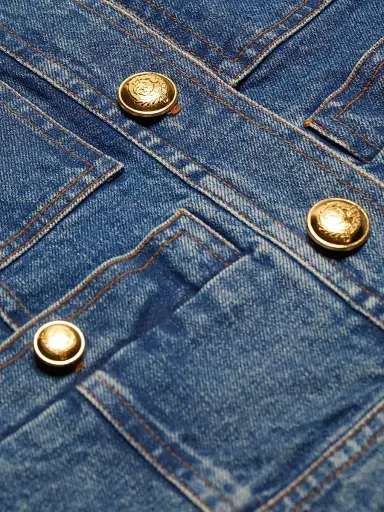 A.L.C. Women's Cleo Denim Jacket - Medium Wash | Thumbnail 7