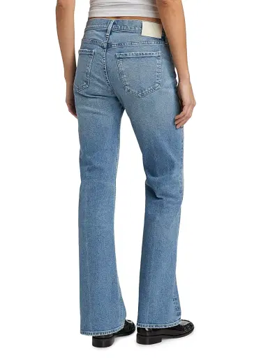 Citizens of Humanity Women's Genova Low-Slung Boot-Cut Jeans - Clairo Medium Indigo - Size 29 | Thumbnail 5