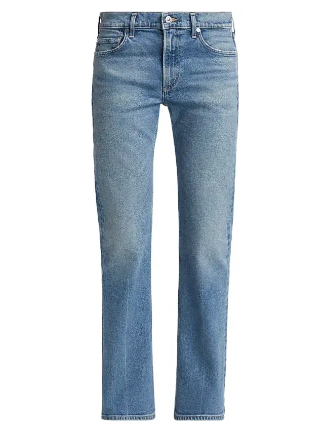Citizens of Humanity Women's Genova Low-Slung Boot-Cut Jeans - Clairo Medium Indigo