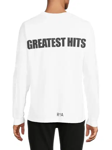 RTA Men's Greatest Hits Long-Sleeve T-Shirt - White Greatest Hits - Size XXL | Thumbnail 5 RTA Men's Greatest Hits Long-Sleeve T-Shirt - White Greatest Hits - Size XXL | Thumbnail 5
