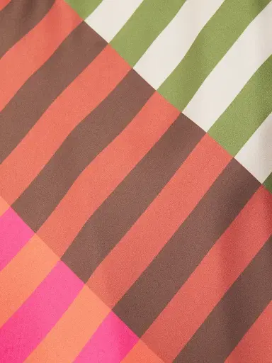 Hutch Women's Suki Stripe Satin Minidress - Multicolor Two Tone Stripes Stretch | Thumbnail 6