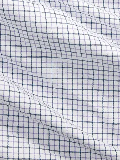 Polo Ralph Lauren Men's Classic Fit Poplin Button-Front Shirt - White Purple Multi | Thumbnail 6 Polo Ralph Lauren Men's Classic Fit Poplin Button-Front Shirt - White Purple Multi | Thumbnail 6
