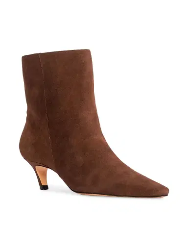 Black Suede Studio Women's Avenue 50MM Suede Ankle Boots - Brown Suede | Thumbnail 3 Black Suede Studio Women's Avenue 50MM Suede Ankle Boots - Brown Suede | Thumbnail 3