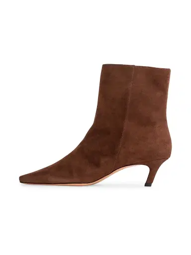 Black Suede Studio Women's Avenue 50MM Suede Ankle Boots - Brown Suede | Thumbnail 5 Black Suede Studio Women's Avenue 50MM Suede Ankle Boots - Brown Suede | Thumbnail 5