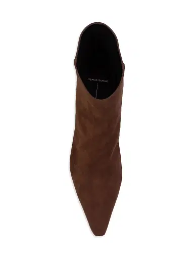Black Suede Studio Women's Avenue 50MM Suede Ankle Boots - Brown Suede | Thumbnail 6 Black Suede Studio Women's Avenue 50MM Suede Ankle Boots - Brown Suede | Thumbnail 6