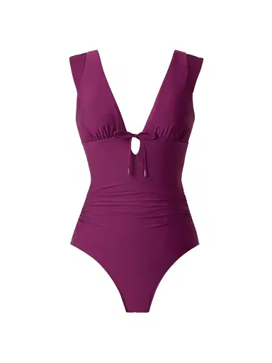 Magicsuit Women's Solids Dash Plunging V-Neck One-Piece Swimsuit - Boysenberry - Size 16 | Thumbnail 1 Magicsuit Women's Solids Dash Plunging V-Neck One-Piece Swimsuit - Boysenberry - Size 16 | Thumbnail 1