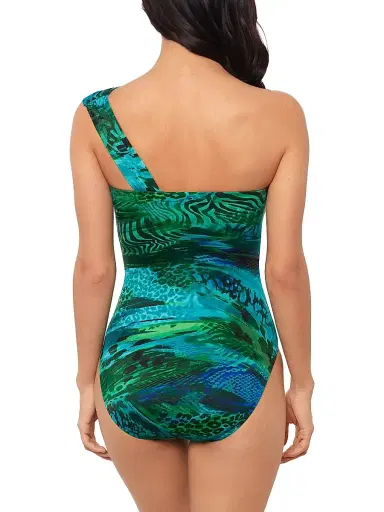 Magicsuit Women's Margarita Abstract Shirred Convertible One-Piece Swimsuit | Thumbnail 3 Magicsuit Women's Margarita Abstract Shirred Convertible One-Piece Swimsuit | Thumbnail 3