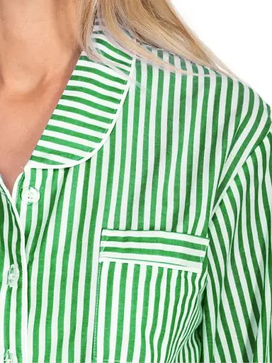 Sant and Abel Women's Braddock Long Pajama Set - Green | Thumbnail 6