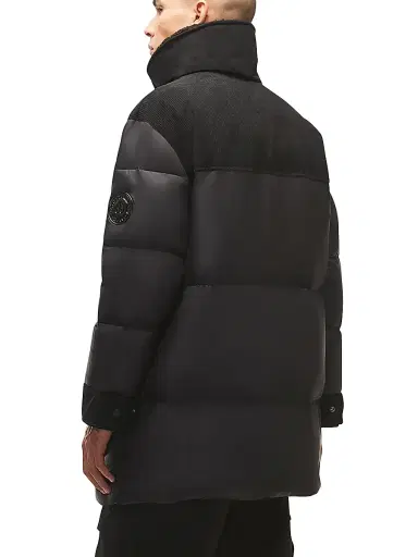 Moose Knuckles Men's Little Rapids Down Bomber Jacket - Black | Thumbnail 3