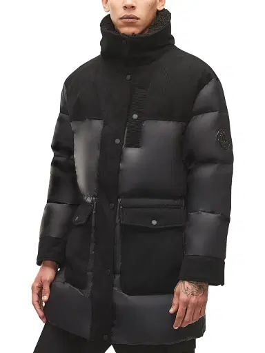 Moose Knuckles Men's Little Rapids Down Bomber Jacket - Black | Thumbnail 1