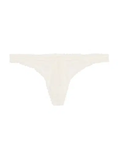 Kiki de Montparnasse Women's Dahlia Lace Thong - Ivory - Size XL | Thumbnail 1 Kiki de Montparnasse Women's Dahlia Lace Thong - Ivory - Size XL | Thumbnail 1