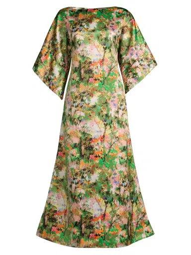 Frances Valentine Women's Spinnaker Painterly Maxi Dress | Thumbnail 6