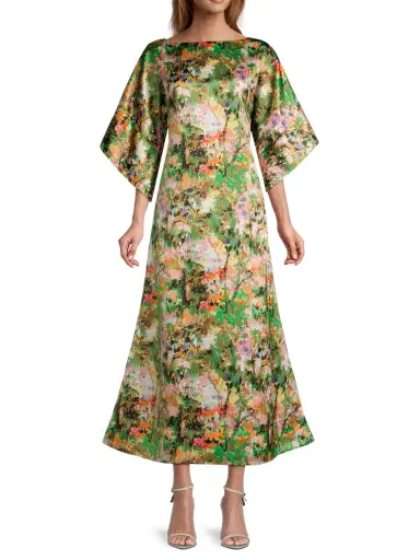 Frances Valentine Women's Spinnaker Painterly Maxi Dress | Thumbnail 1