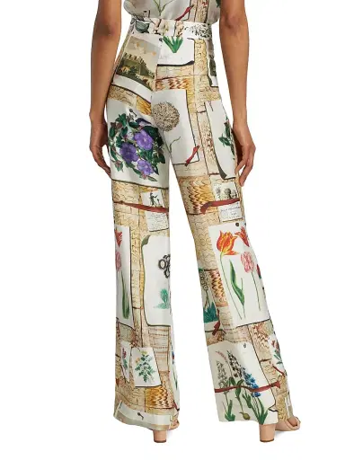 Libertine Women's Colefax Slim Aarons Pants - Tan Multi | Thumbnail 5