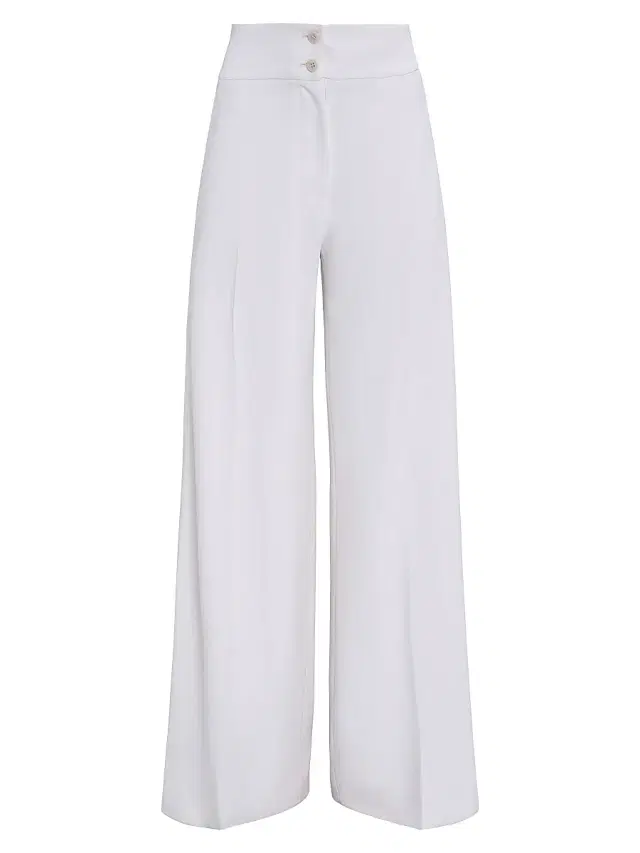 Women's Rudy High-Rise Wide-Leg Pants - Optic White