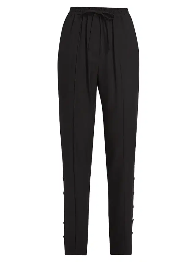 3.1 Phillip Lim Women's Button-Vent Oversized Pants - Black