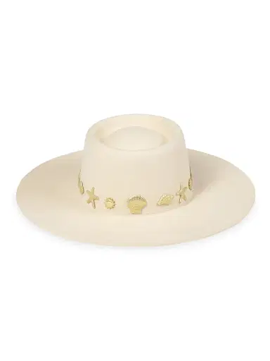 Lack of Color Women's Seaside Wool Wide-Brim Boater Hat | Thumbnail 1