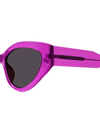 Balenciaga Women's Flat 57MM Cat-Eye Sunglasses - Fuchsia | Thumbnail 3