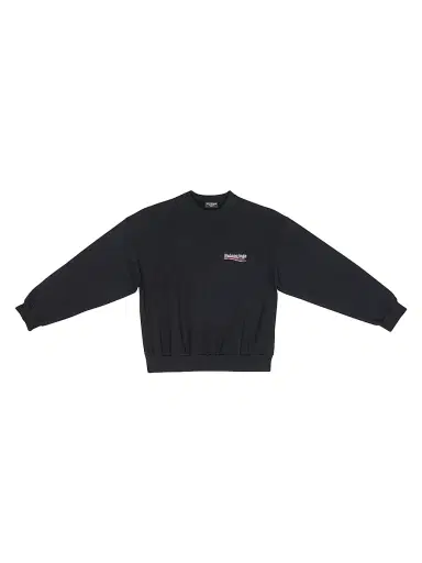 Balenciaga Political Campaign Sweatshirt Regular Fit - Black | Thumbnail 1
