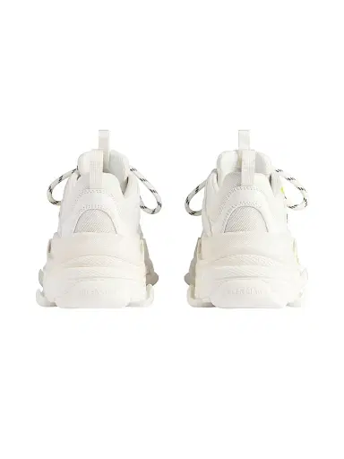Balenciaga Women's Triple S Tape Type Sneakers - White Yellow | Thumbnail 4 Balenciaga Women's Triple S Tape Type Sneakers - White Yellow | Thumbnail 4