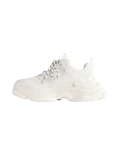 Balenciaga Women's Triple S Tape Type Sneakers - White Yellow | Thumbnail 6 Balenciaga Women's Triple S Tape Type Sneakers - White Yellow | Thumbnail 6