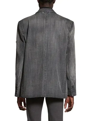 Balenciaga Men's Washed Jacket - Black Faded | Thumbnail 5