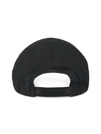 Balenciaga Men's Front Piercing Baseball Cap - Black Faded | Thumbnail 3