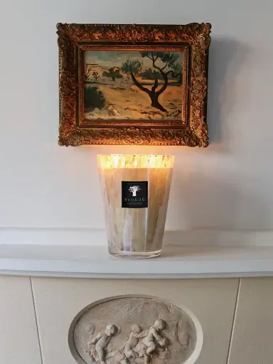 BAOBAB COLLECTION Pearls White Pearl Candle | Thumbnail 2 BAOBAB COLLECTION Pearls White Pearl Candle | Thumbnail 2