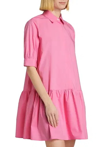 Marella Women's Ebert Poplin Shift Shirtdress - Deep Rose | Thumbnail 4