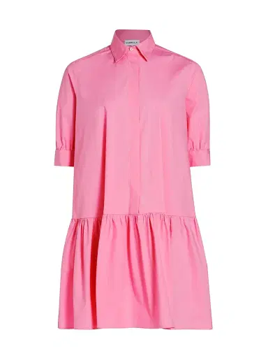 Marella Women's Ebert Poplin Shift Shirtdress - Deep Rose | Thumbnail 1