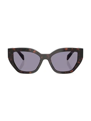 Prada Women's 53MM Cat-Eye Sunglasses - Light Grey Tortoise | Thumbnail 1