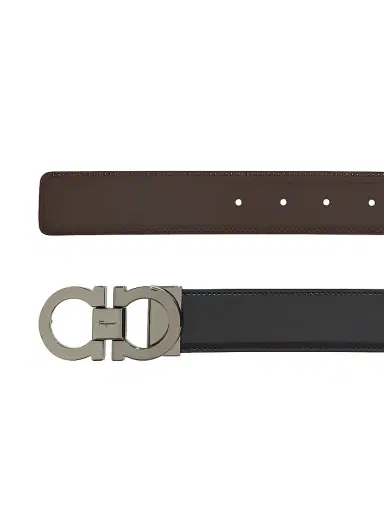Ferragamo Men's Gancini Buckle Adjustable Cut-to | Thumbnail 6 Ferragamo Men's Gancini Buckle Adjustable Cut-to | Thumbnail 6