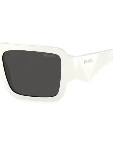 Prada Men's Symbole 0PR A05S 53MM Rectangular Sunglasses - White Smoke | Thumbnail 2 Prada Men's Symbole 0PR A05S 53MM Rectangular Sunglasses - White Smoke | Thumbnail 2
