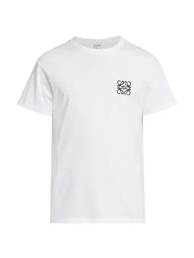 Loewe Men's Embroidered Anagram T-Shirt - White - Size XXXL | Thumbnail 1 Loewe Men's Embroidered Anagram T-Shirt - White - Size XXXL | Thumbnail 1