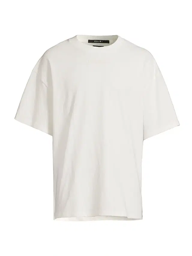 Men's Democrazy Boxy Cotton T-Shirt - White