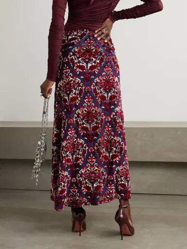 Rabanne Devoré-velvet Maxi Skirt | Thumbnail 3 Rabanne Devoré-velvet Maxi Skirt | Thumbnail 3