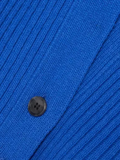 Victoria Beckham Wrap-effect Ribbed Wool And Cashmere-blend Cardigan | Thumbnail 4