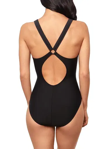 Magicsuit Women's Solids Blakly Plunging V-Neck One-Piece Swimsuit - Black - Size 16 | Thumbnail 4 Magicsuit Women's Solids Blakly Plunging V-Neck One-Piece Swimsuit - Black - Size 16 | Thumbnail 4