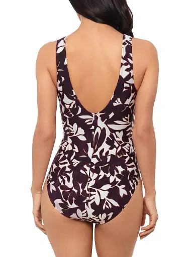 Magicsuit Women's Martinique Tess Botanic Print Plunging V-Neck One-Piece Swimsuit | Thumbnail 3 Magicsuit Women's Martinique Tess Botanic Print Plunging V-Neck One-Piece Swimsuit | Thumbnail 3