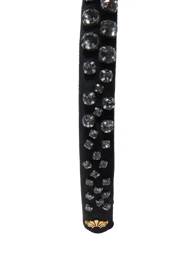 Lele Sadoughi Women's Gigi Crystal-Embellished Velvet Headband - Silver Jet | Thumbnail 5 Lele Sadoughi Women's Gigi Crystal-Embellished Velvet Headband - Silver Jet | Thumbnail 5