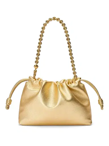 Loewe Women's Medium Flamenco Laminated Leather Shoulder Bag | Thumbnail 2