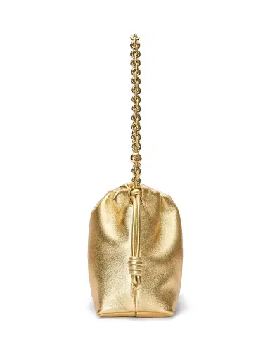 Loewe Women's Medium Flamenco Laminated Leather Shoulder Bag | Thumbnail 4