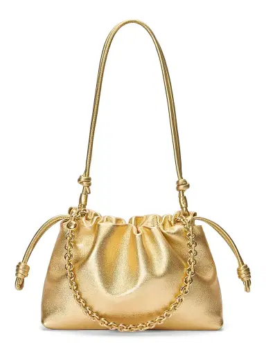 Loewe Women's Medium Flamenco Laminated Leather Shoulder Bag | Thumbnail 6