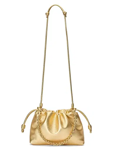 Loewe Women's Medium Flamenco Laminated Leather Shoulder Bag | Thumbnail 7