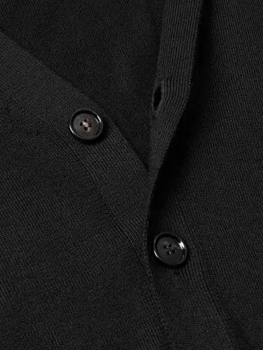 AMI PARIS Slim-Fit Logo-Embroidered Merino Wool Cardigan - Men | Thumbnail 4 AMI PARIS Slim-Fit Logo-Embroidered Merino Wool Cardigan - Men | Thumbnail 4