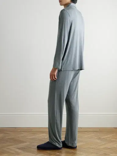 Derek Rose Marlowe 1 Stretch-Micro Modal Jersey Pyjama Set - Men | Thumbnail 3 Derek Rose Marlowe 1 Stretch-Micro Modal Jersey Pyjama Set - Men | Thumbnail 3