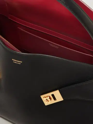 Ferragamo Hug Medium Leather Tote | Thumbnail 5 Ferragamo Hug Medium Leather Tote | Thumbnail 5