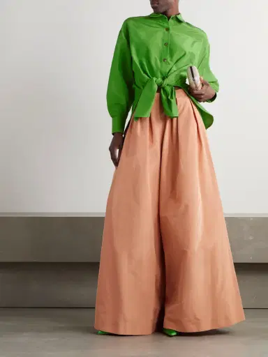 Carolina Herrera Cotton-blend Faille Shirt | Thumbnail 2