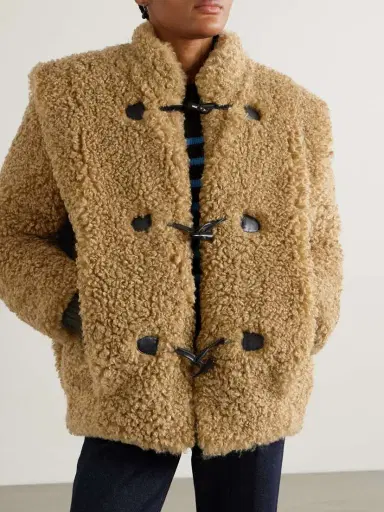 Marant Étoile Avalia Fleece Coat | Thumbnail 3